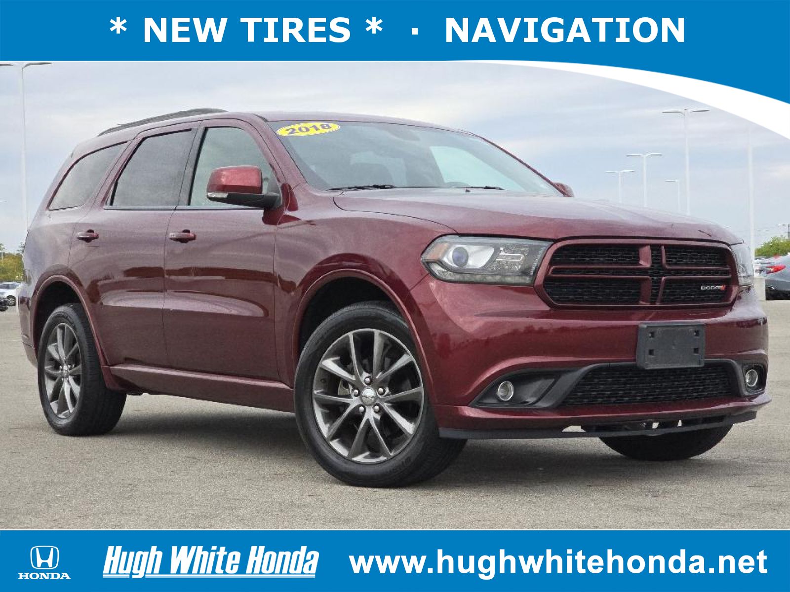 Used, 2018 Dodge Durango GT AWD, Red, 14204