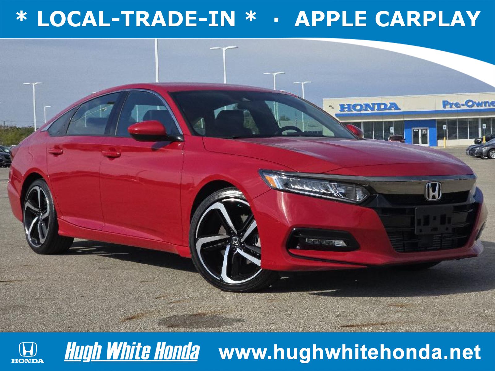 Used, 2018 Honda Accord Sport, Red, G1664A-1