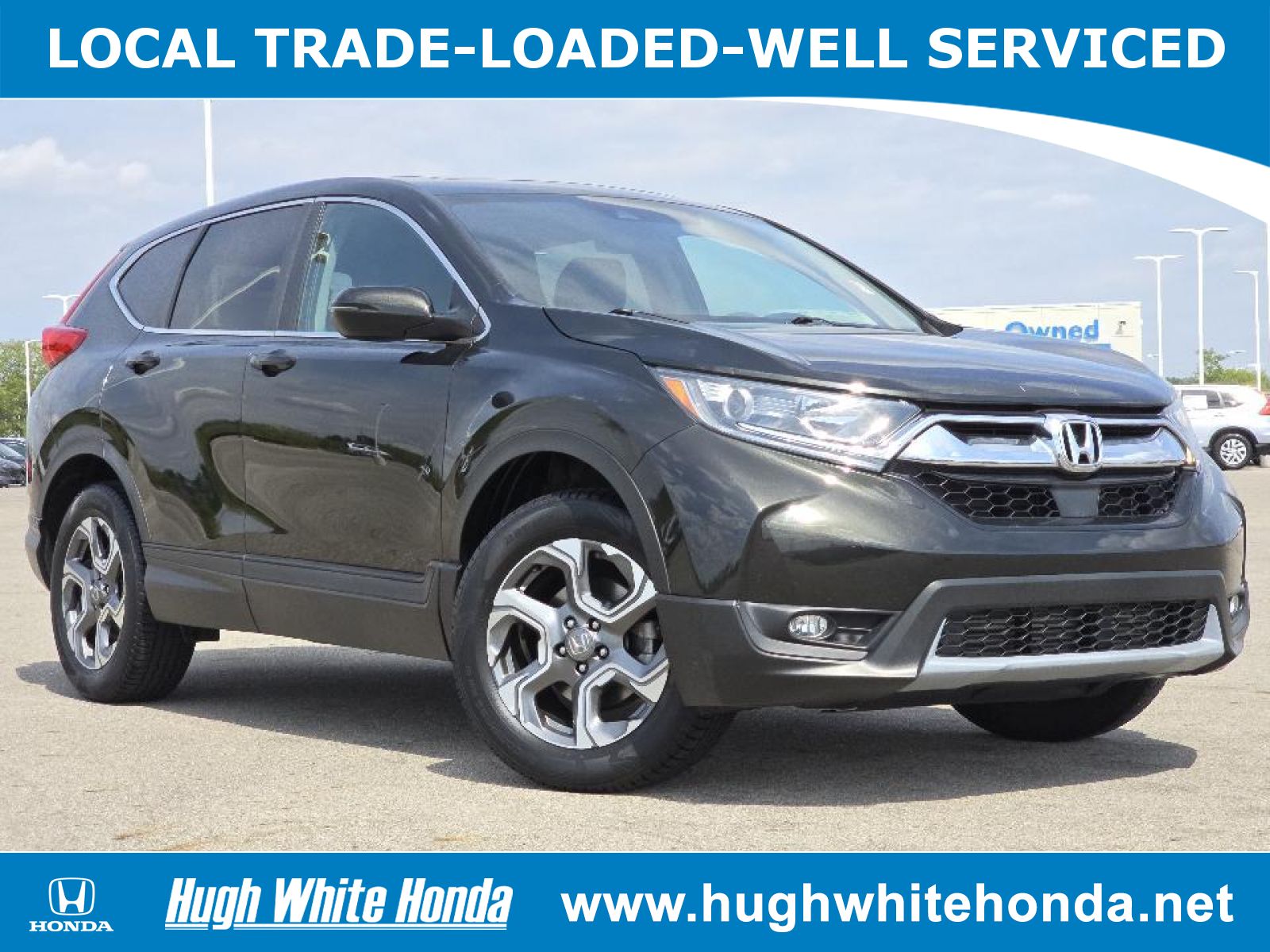 Used, 2018 Honda CR-V EX, Green, G0833A