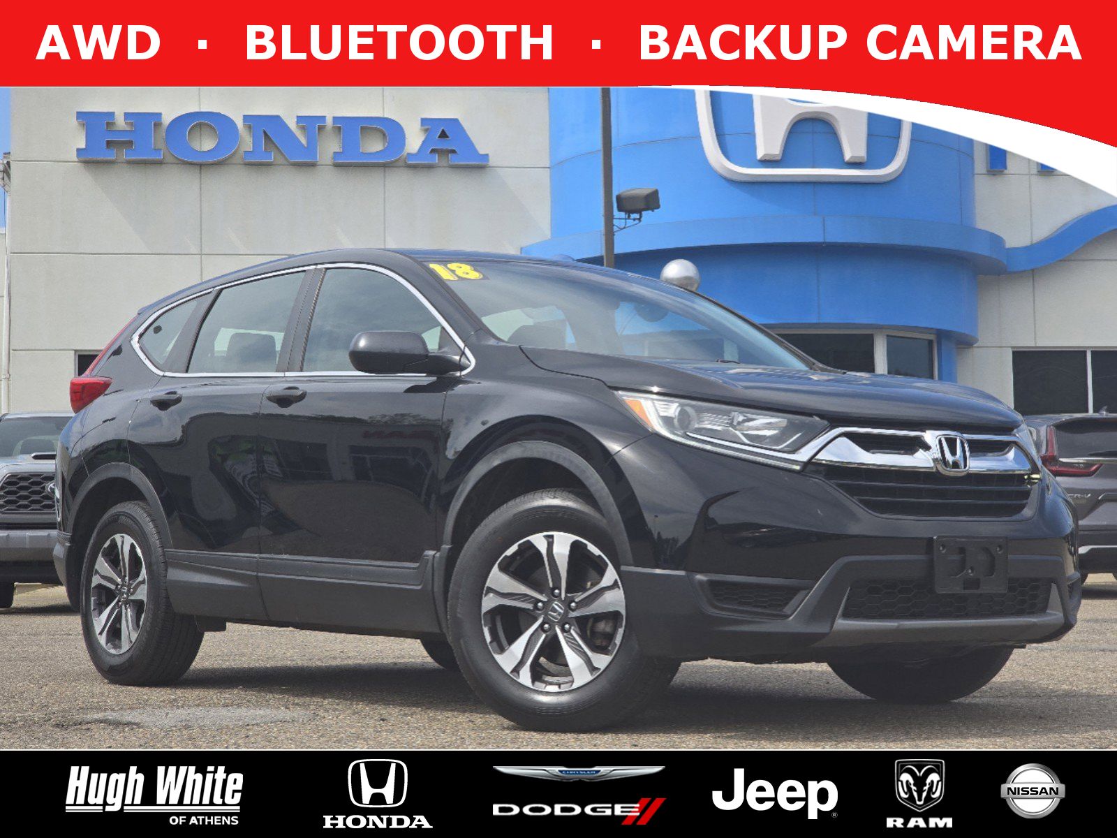 Used, 2018 Honda CR-V LX, Black, 45636650