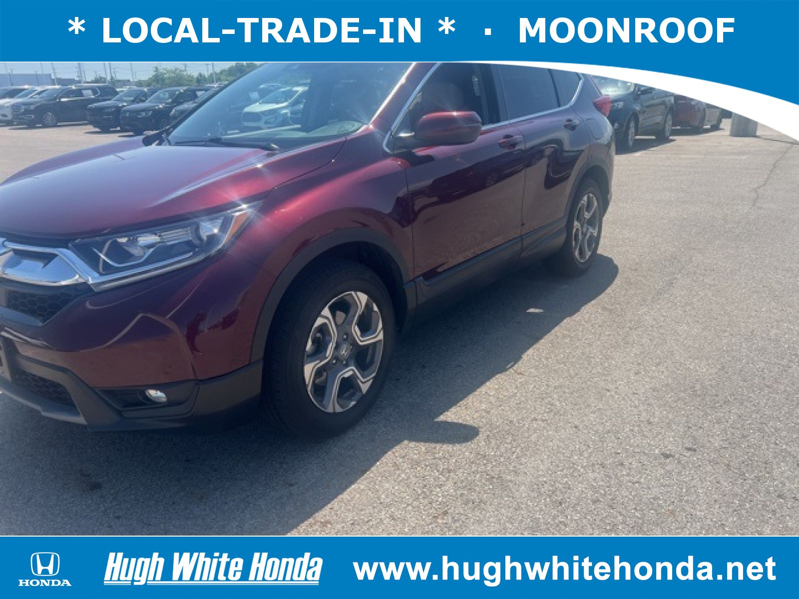 Used, 2018 Honda CR-V EX, Red, G1112A-1