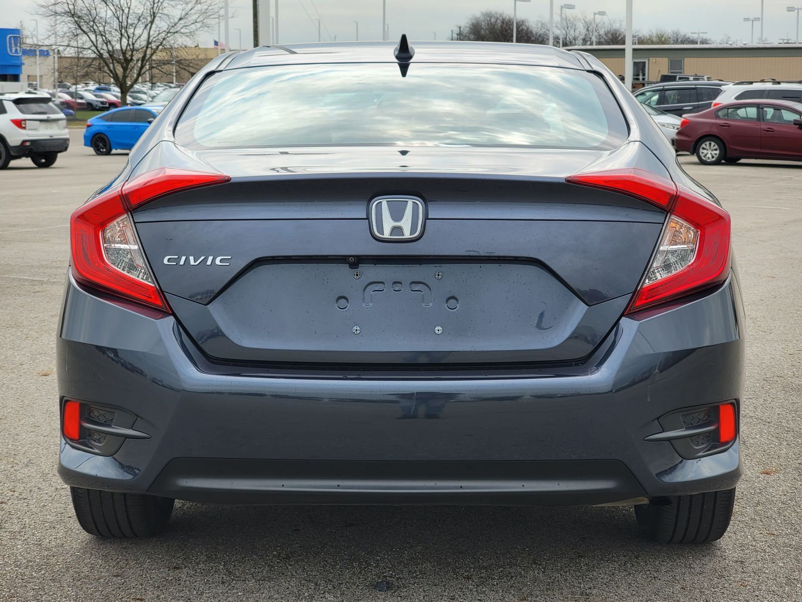 Used, 2018 Honda Civic EX, Blue, G0084A-12