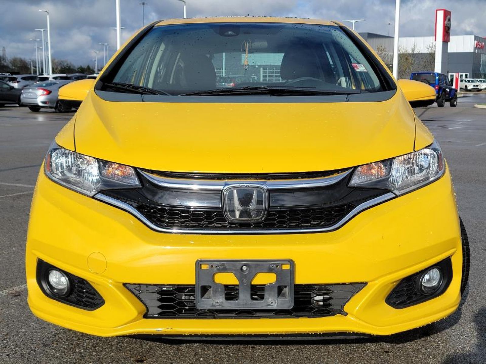 Used, 2018 Honda Fit EX, Yellow, G0421A-10