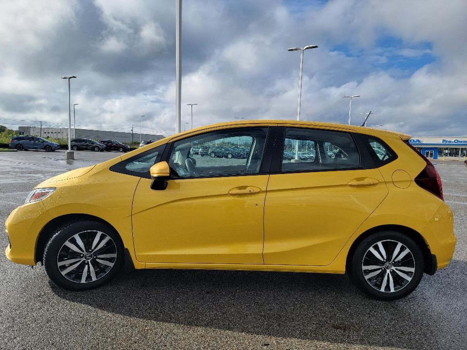 Used, 2018 Honda Fit EX, Yellow, G0421A-11