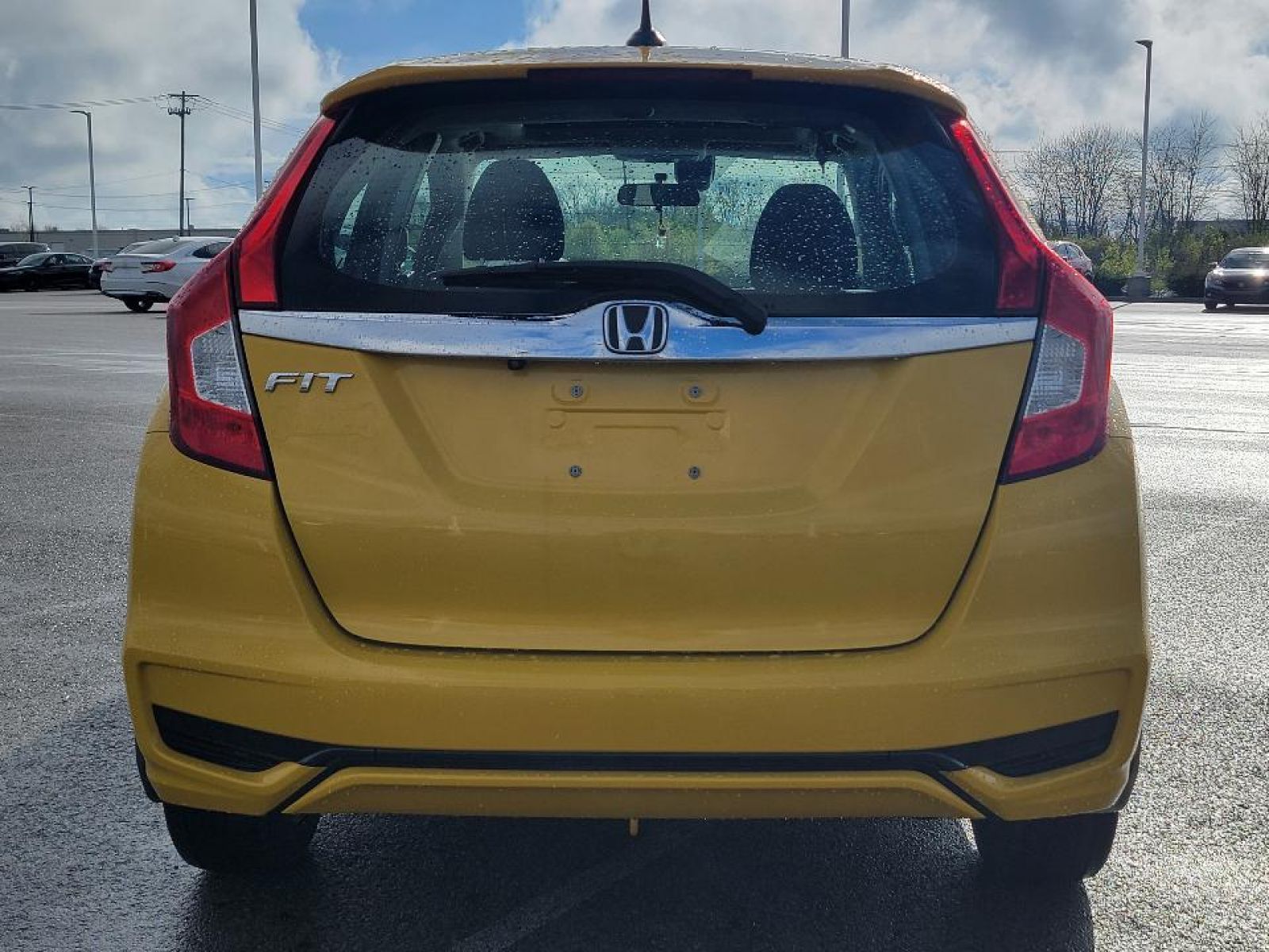Used, 2018 Honda Fit EX, Yellow, G0421A-14