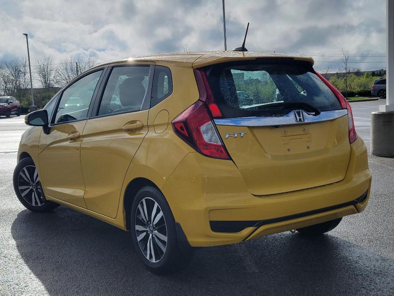 Used, 2018 Honda Fit EX, Yellow, G0421A-15
