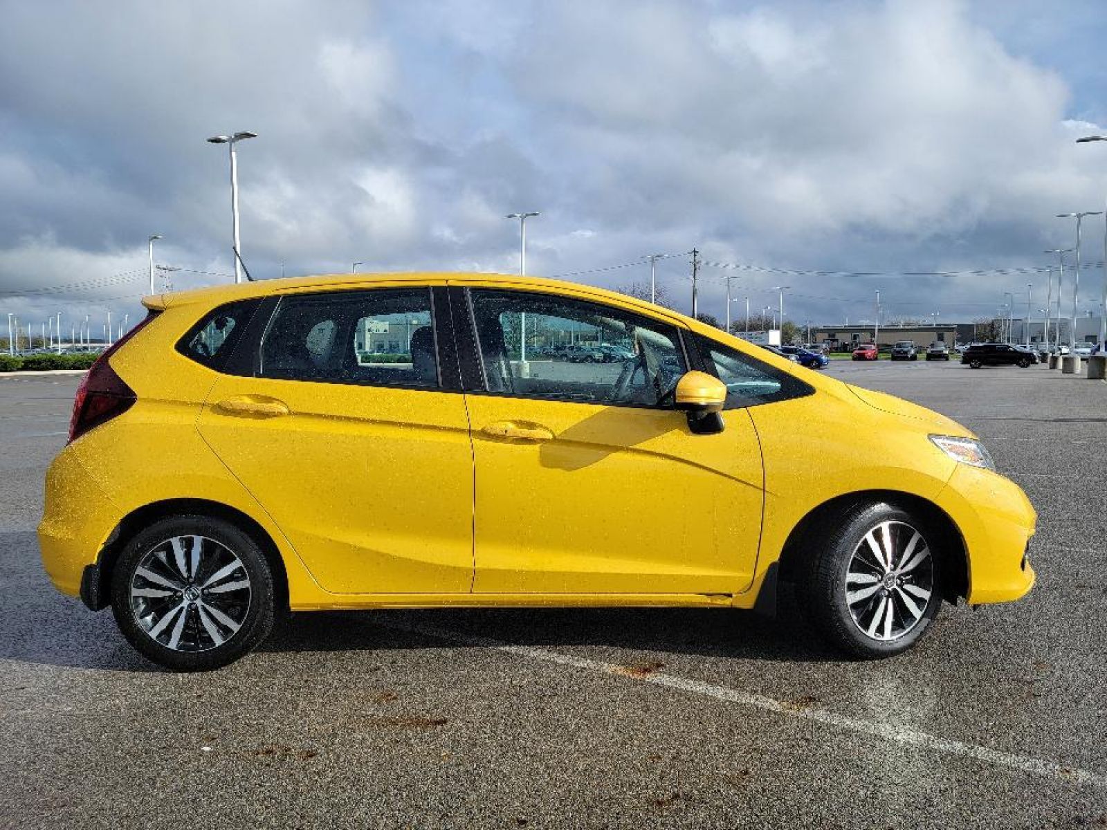 Used, 2018 Honda Fit EX, Yellow, G0421A-9