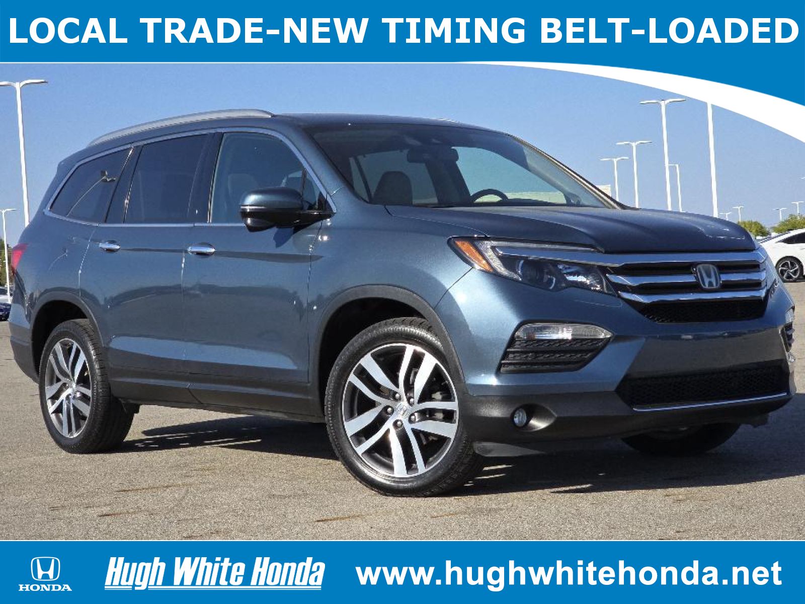 Used, 2018 Honda Pilot Touring, Blue, G0942A