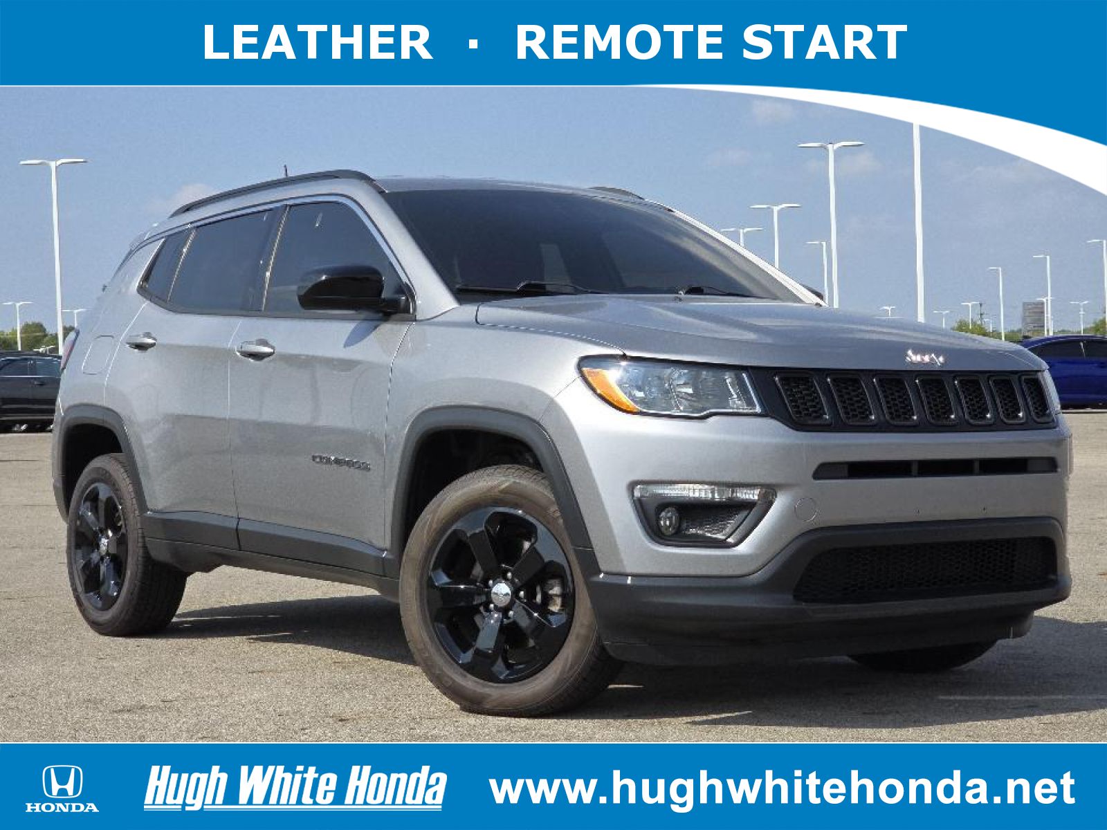 Used, 2018 Jeep Compass Latitude 4x4, Silver, 14159