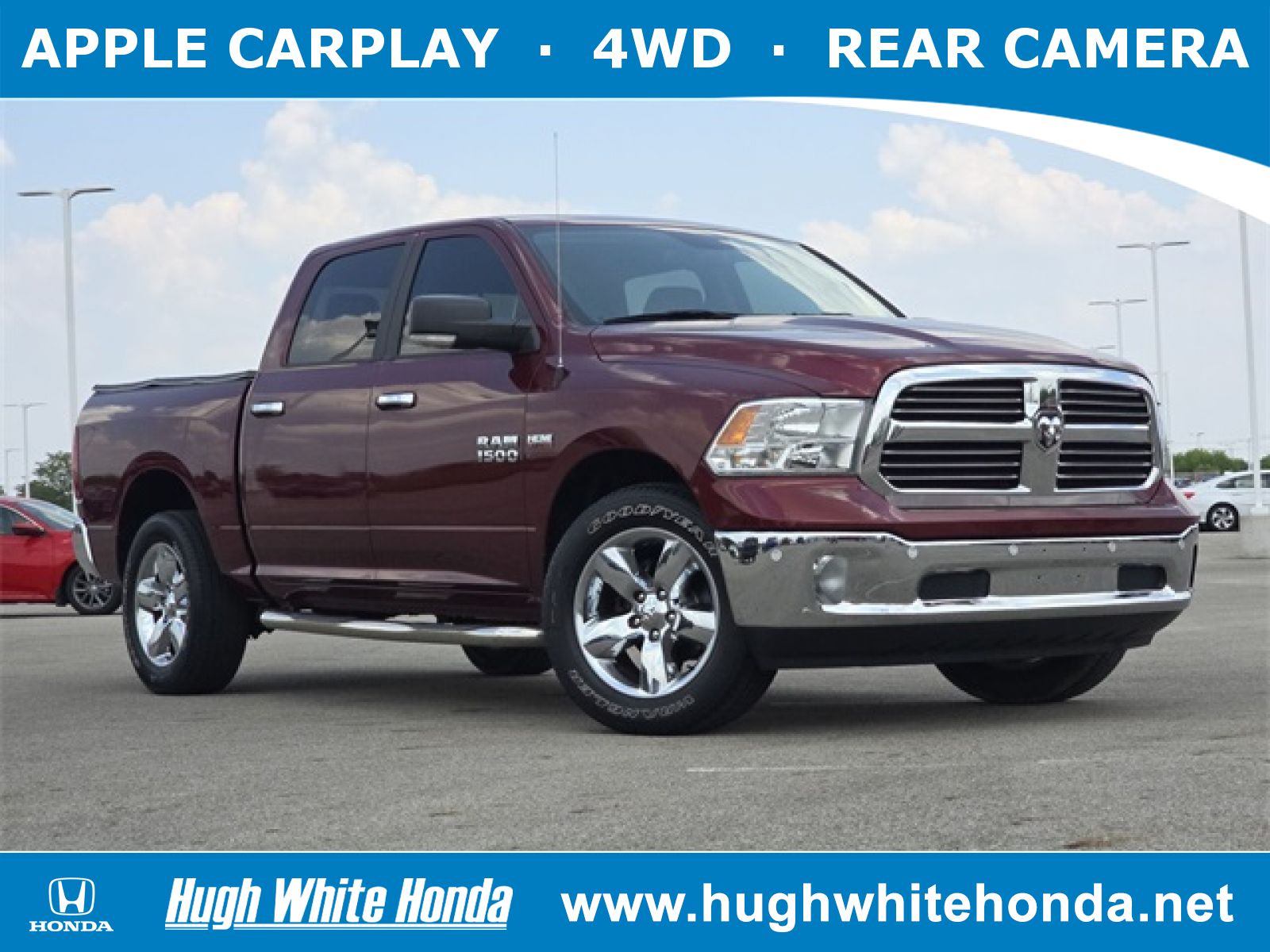 Used, 2018 Ram 1500 Big Horn, Red, 14073A