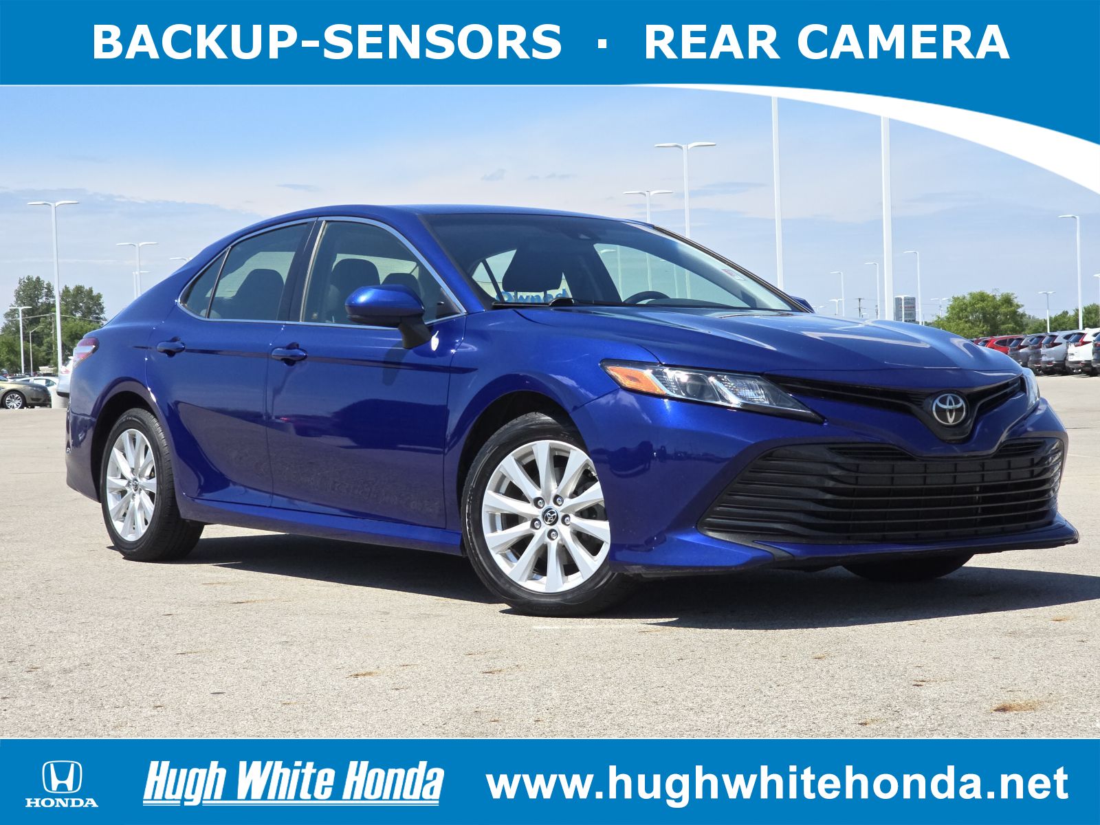 Used, 2018 Toyota Camry L, Blue, P0612