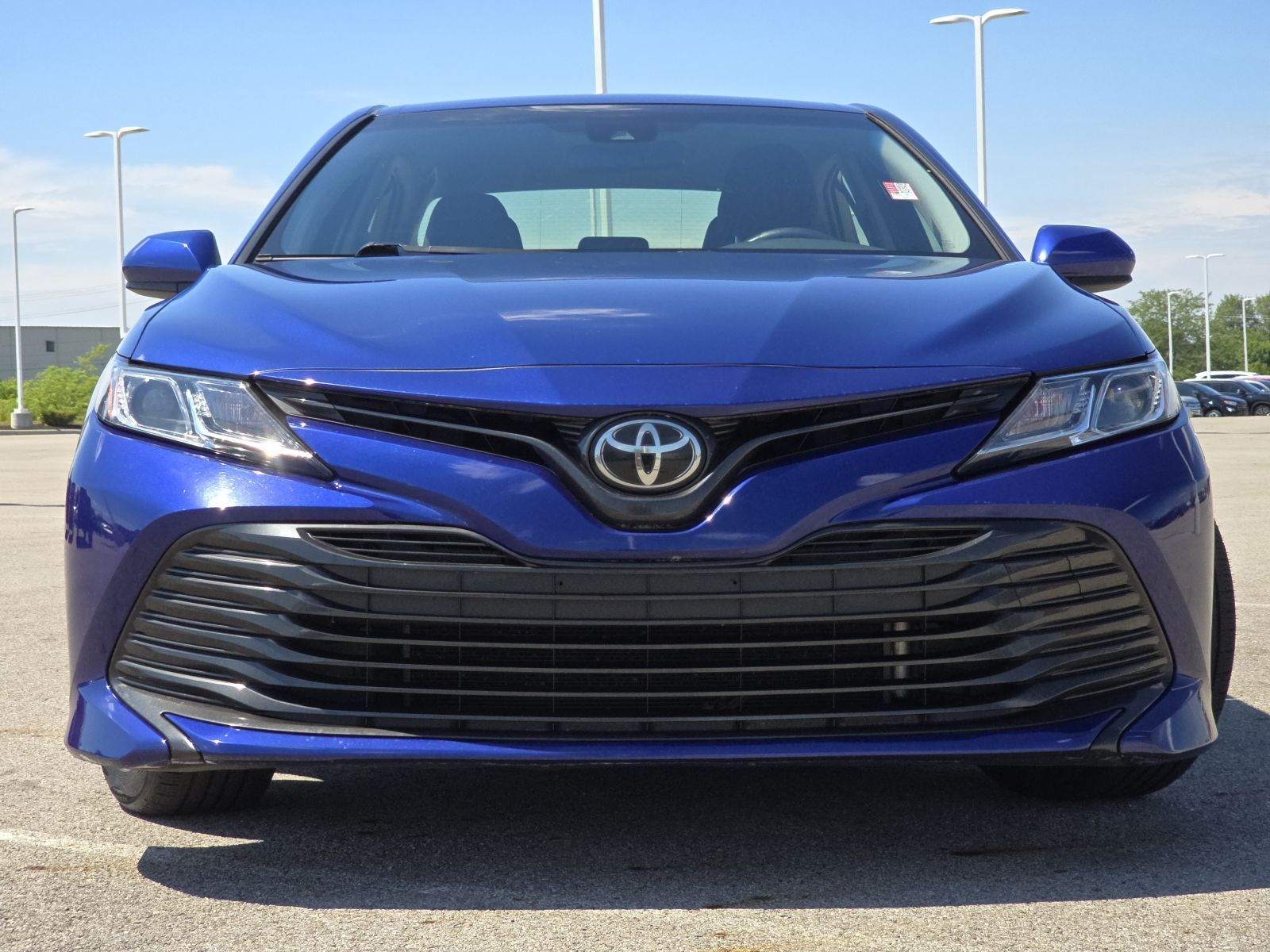 Used, 2018 Toyota Camry L, Blue, P0612-11