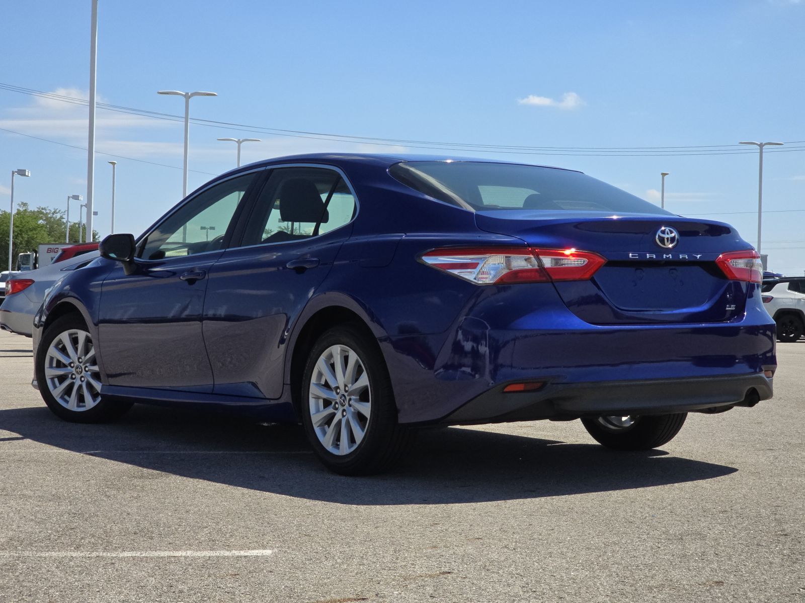 Used, 2018 Toyota Camry L, Blue, P0612-13