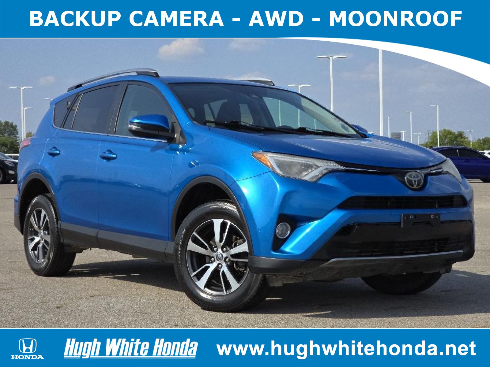 Used, 2018 Toyota RAV4 XLE, Blue, 14133