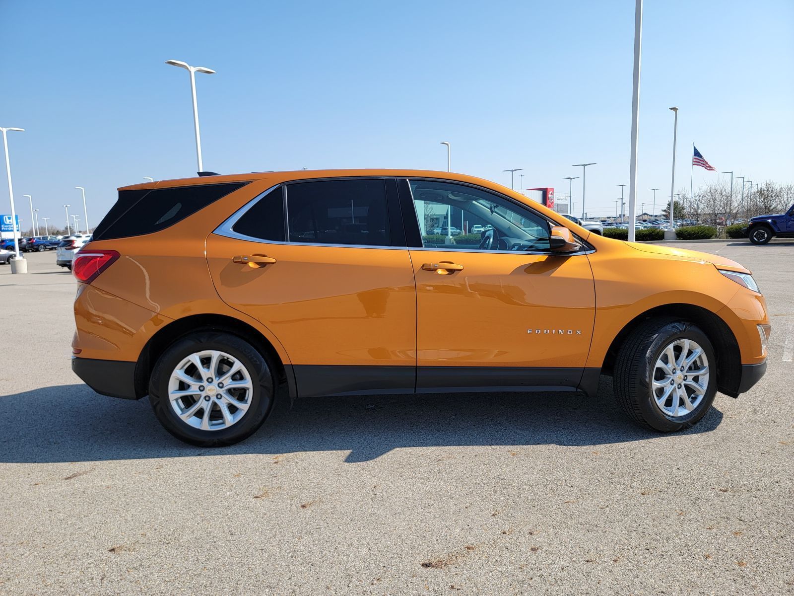 Used, 2019 Chevrolet Equinox LT, Orange, P0521-10