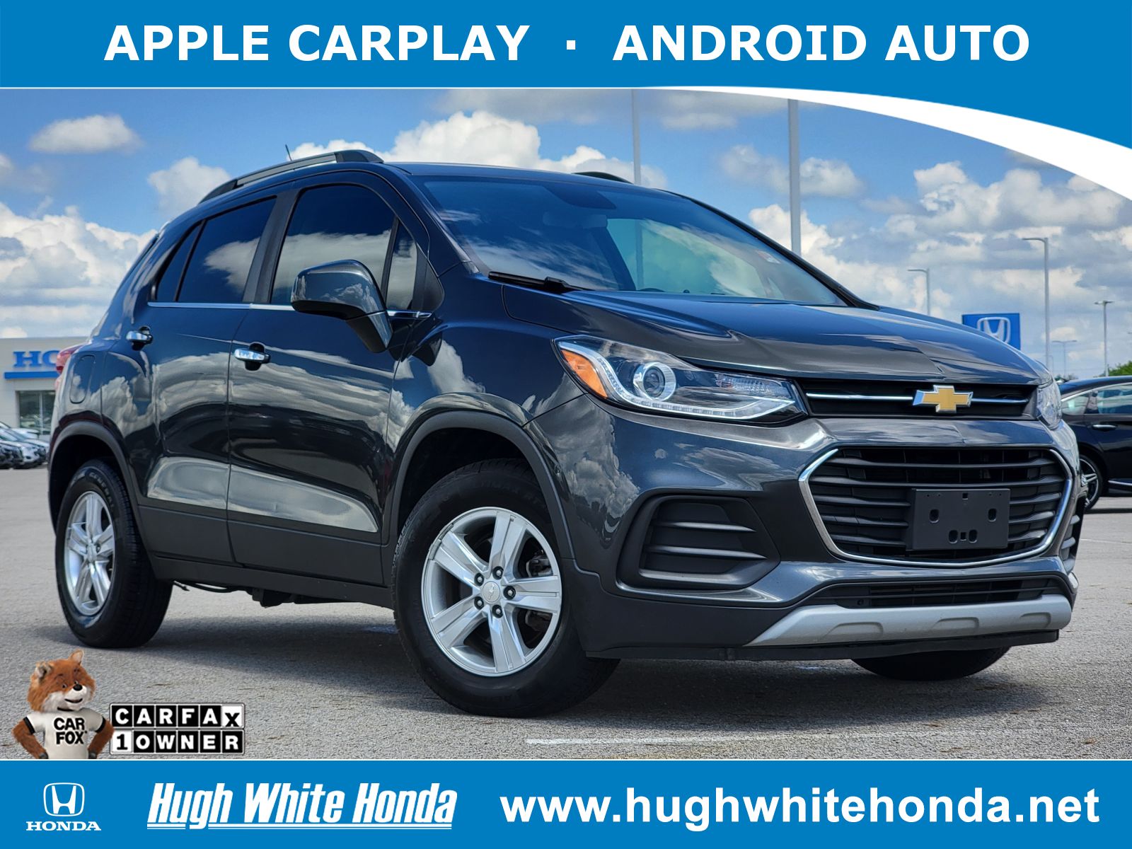Used, 2019 Chevrolet Trax LT, Gray, G0449A