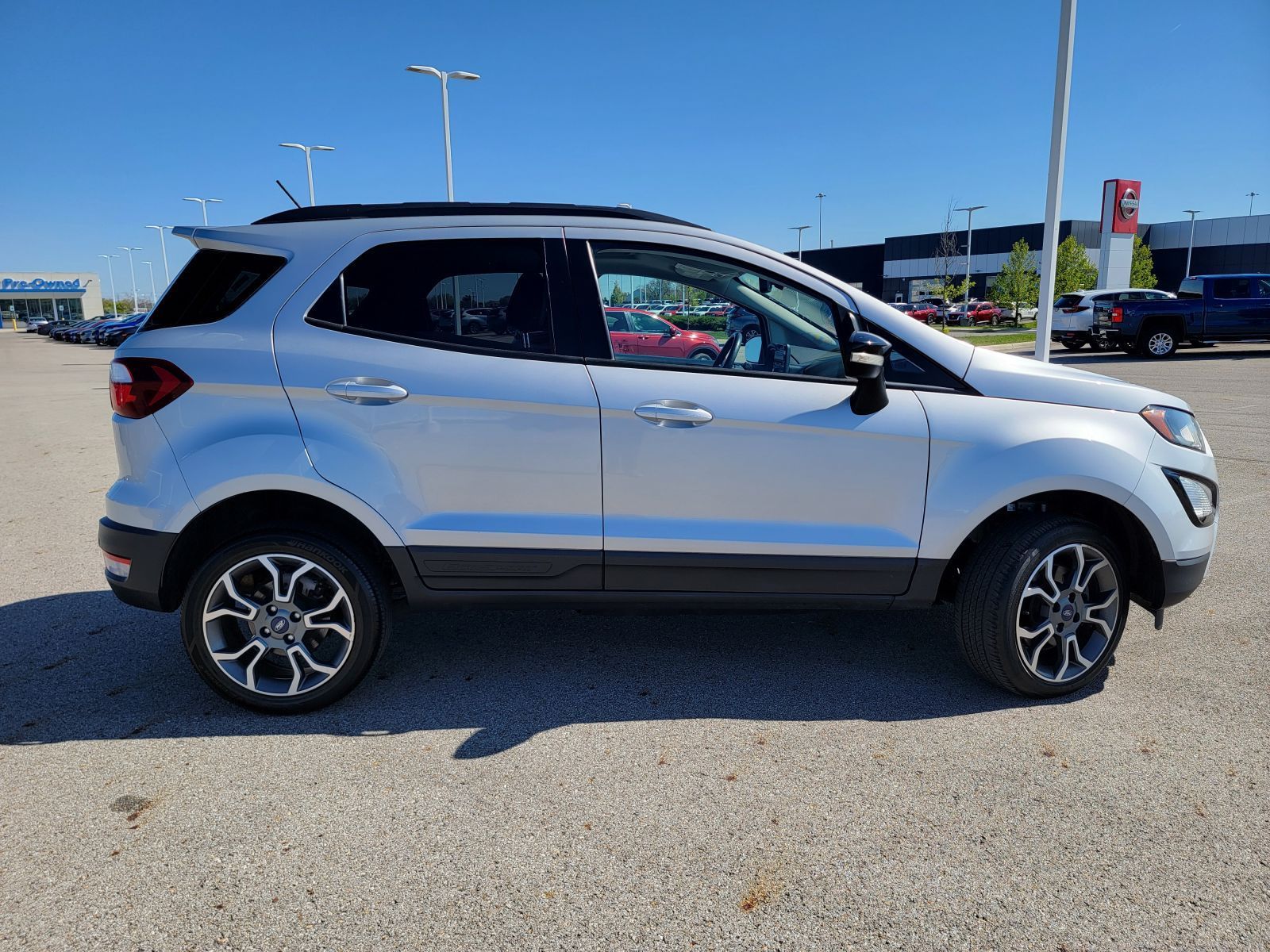 Used, 2019 Ford EcoSport SES, Silver, 14004-12