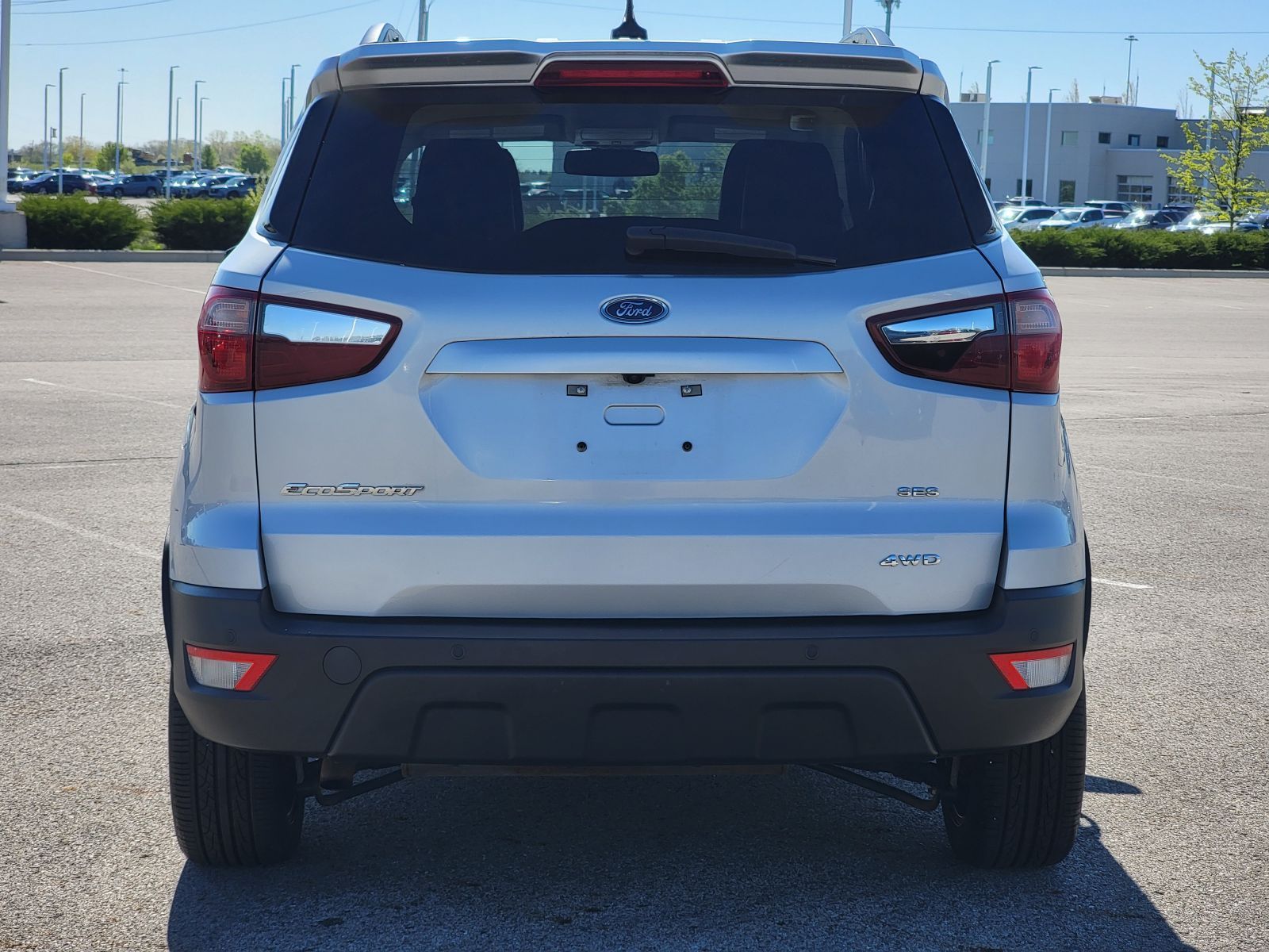 Used, 2019 Ford EcoSport SES, Silver, 14004-14
