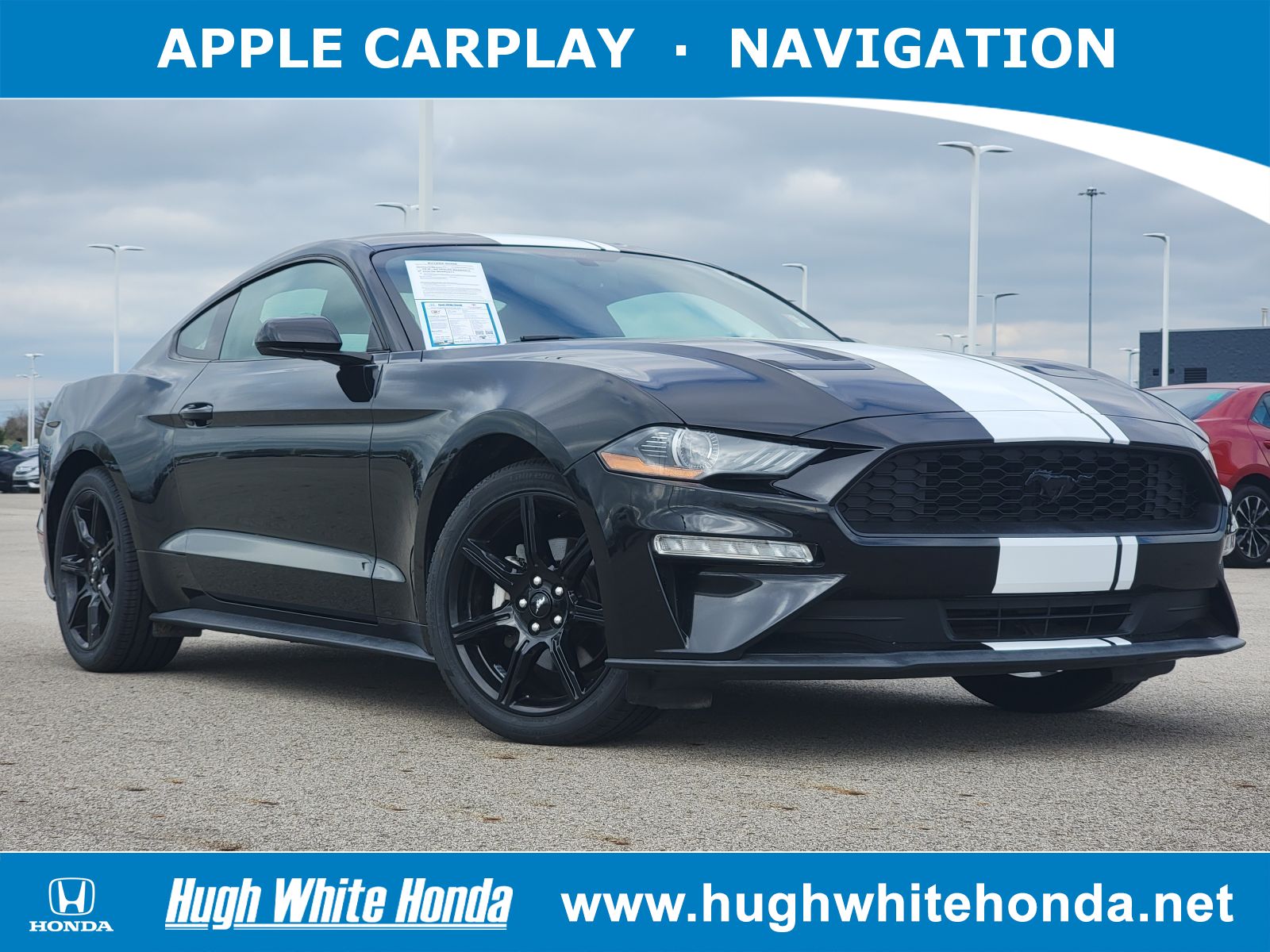 Used, 2019 Ford Mustang EcoBoost, Black, P0537