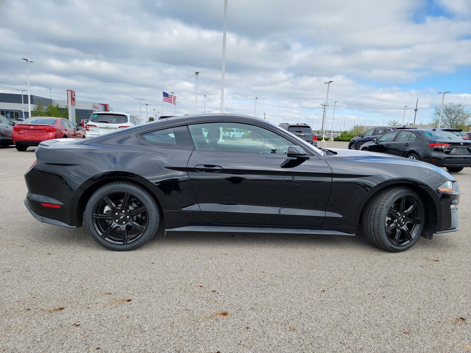 Used, 2019 Ford Mustang EcoBoost, Black, P0537-11