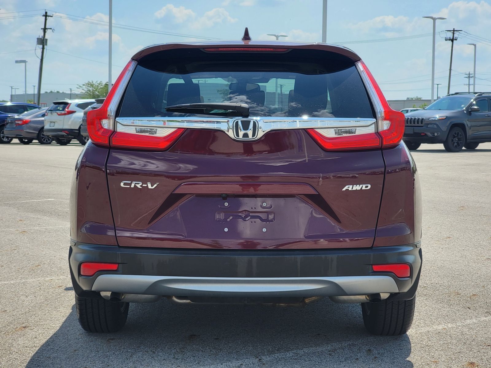 Used, 2019 Honda CR-V EX, Red, 14029-12