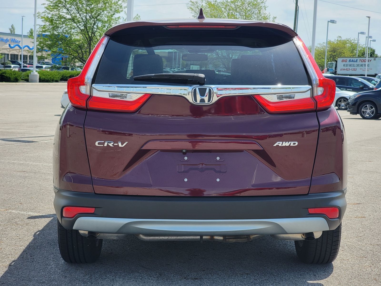 Certified, 2019 Honda CR-V EX AWD, Red, G0457A-14