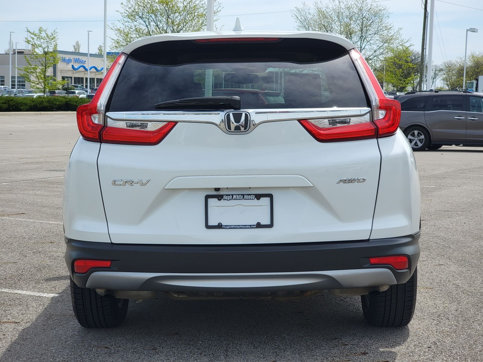 Used, 2019 Honda CR-V EX-L AWD, White, G0525A-13
