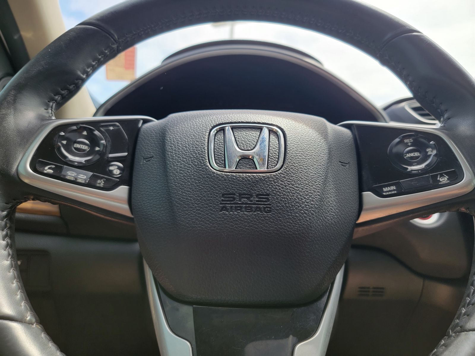 Used, 2019 Honda CR-V EX-L AWD, White, G0525A-20