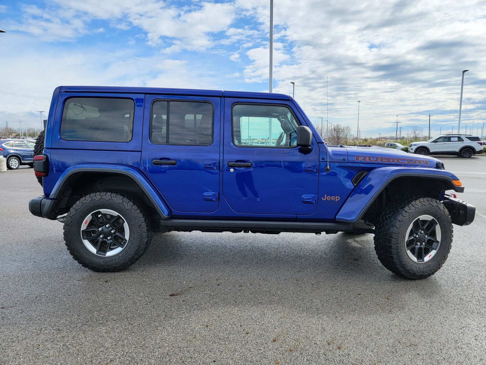 Used, 2019 Jeep Wrangler Unlimited Unlimited Rubicon, Blue, P0529-10