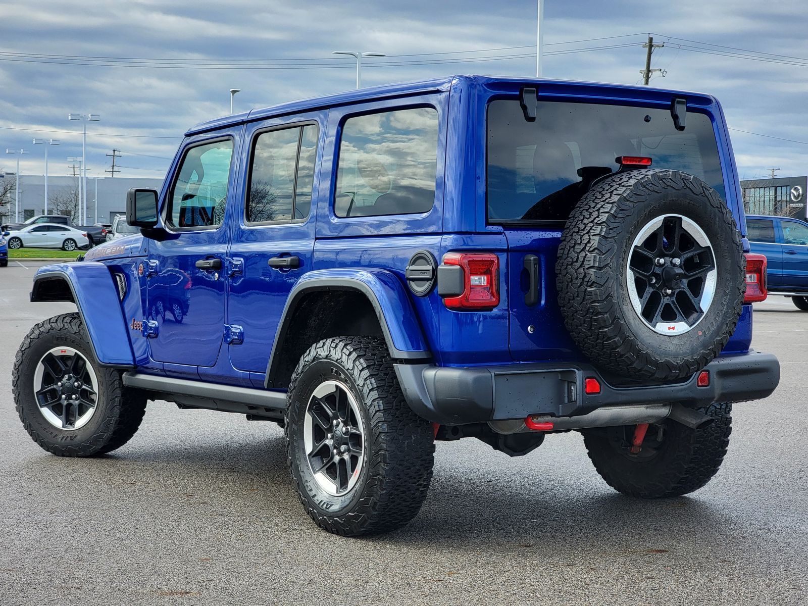 Used, 2019 Jeep Wrangler Unlimited Unlimited Rubicon, Blue, P0529-11