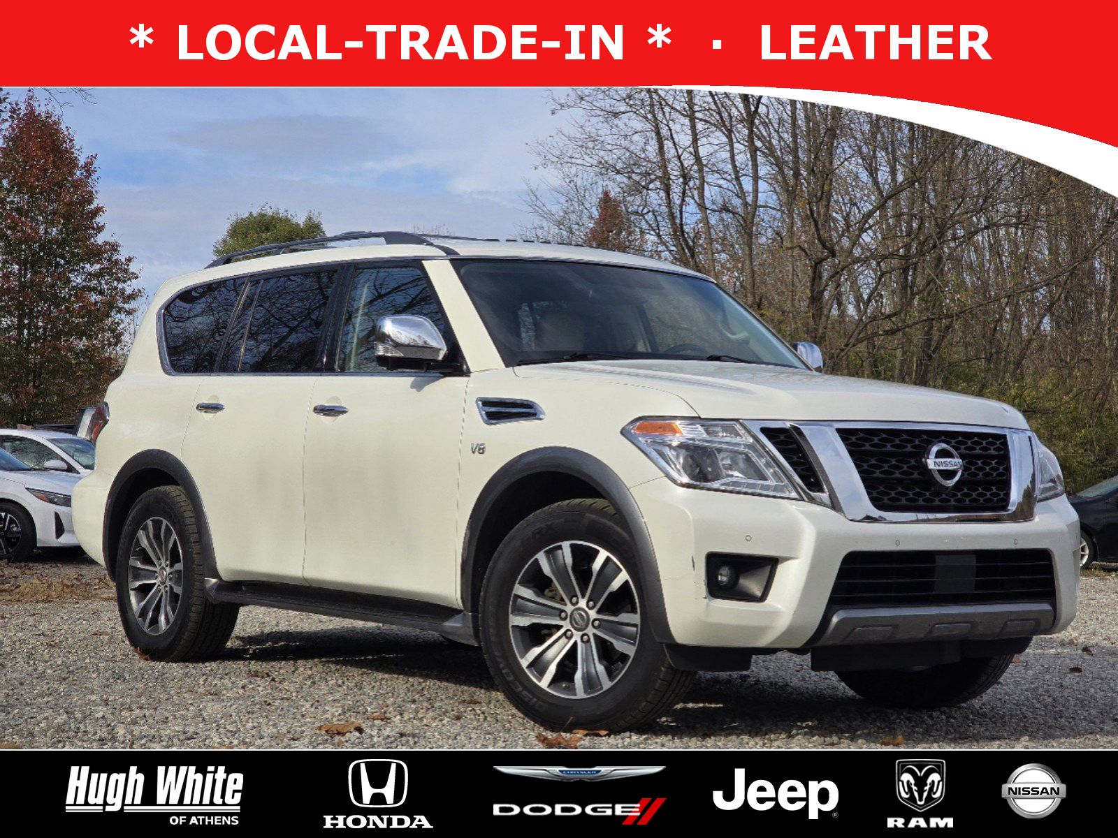 Used, 2019 Nissan Armada SL, White, 42240682