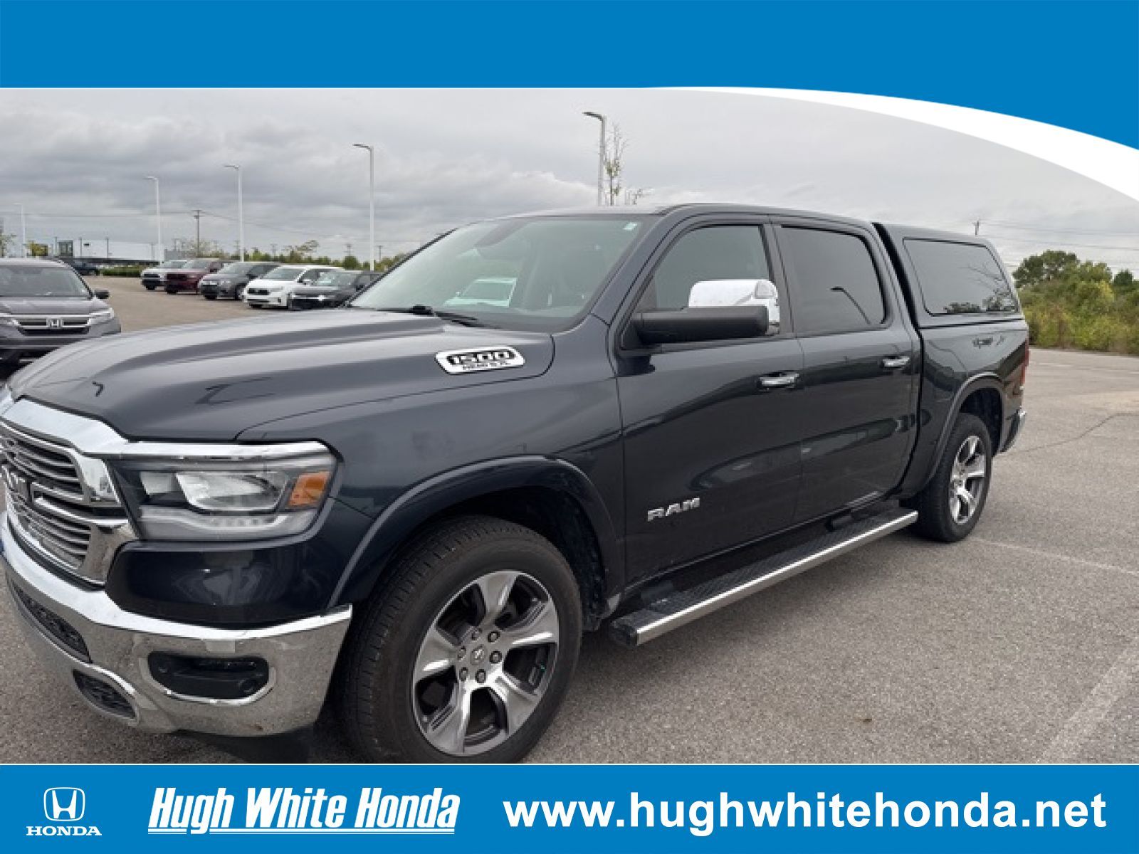 Used, 2019 Ram 1500 Laramie, Blue, P0657A-1