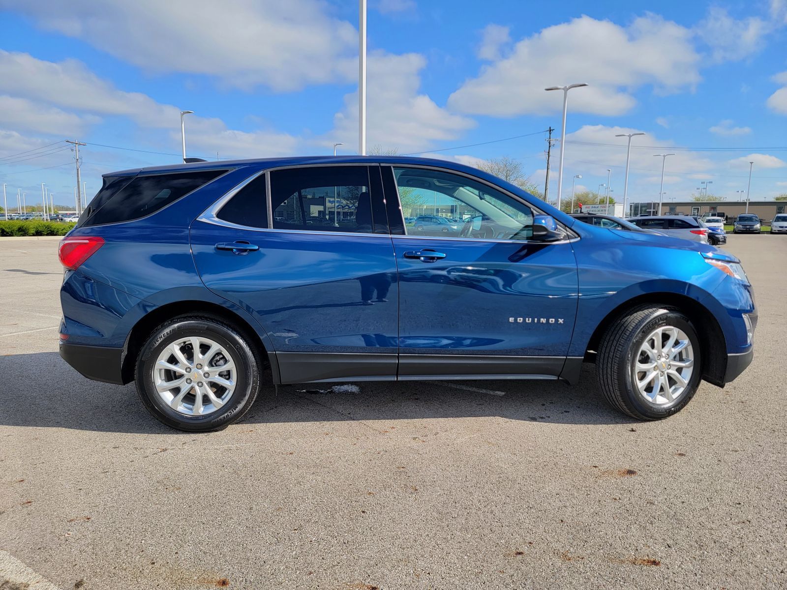 Used, 2020 Chevrolet Equinox FWD 4dr LT w/1LT, Blue, G0445A-10