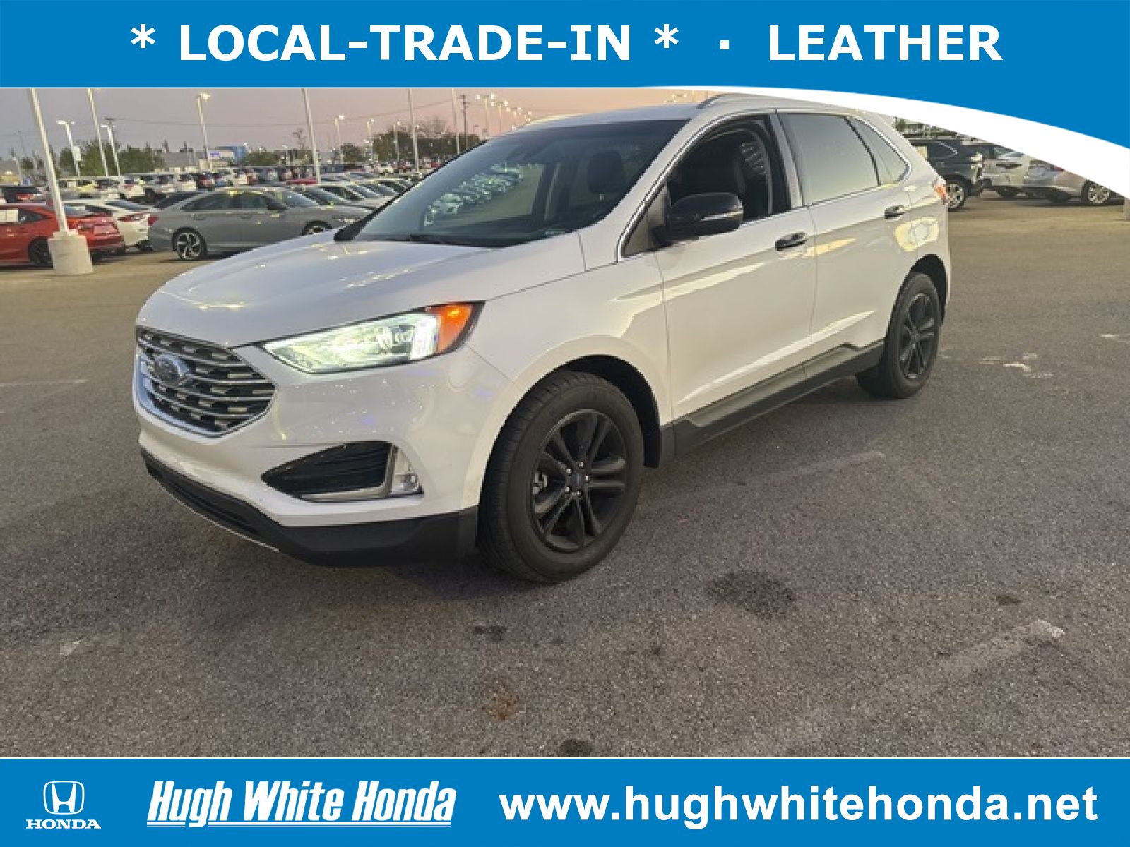 Used, 2020 Ford Edge SEL, White, G1854A