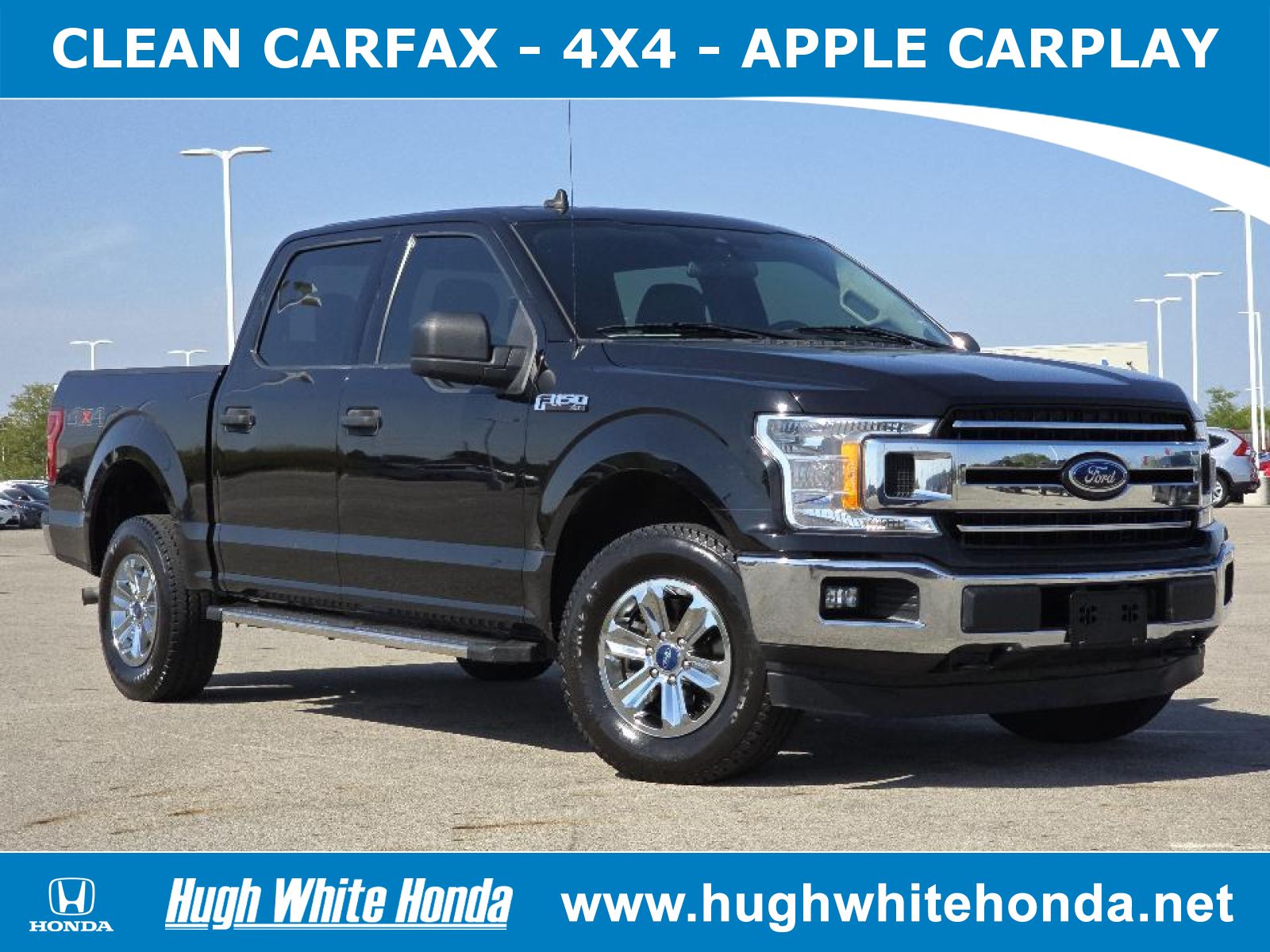 Used, 2020 Ford F-150 XLT, Black, G0142A