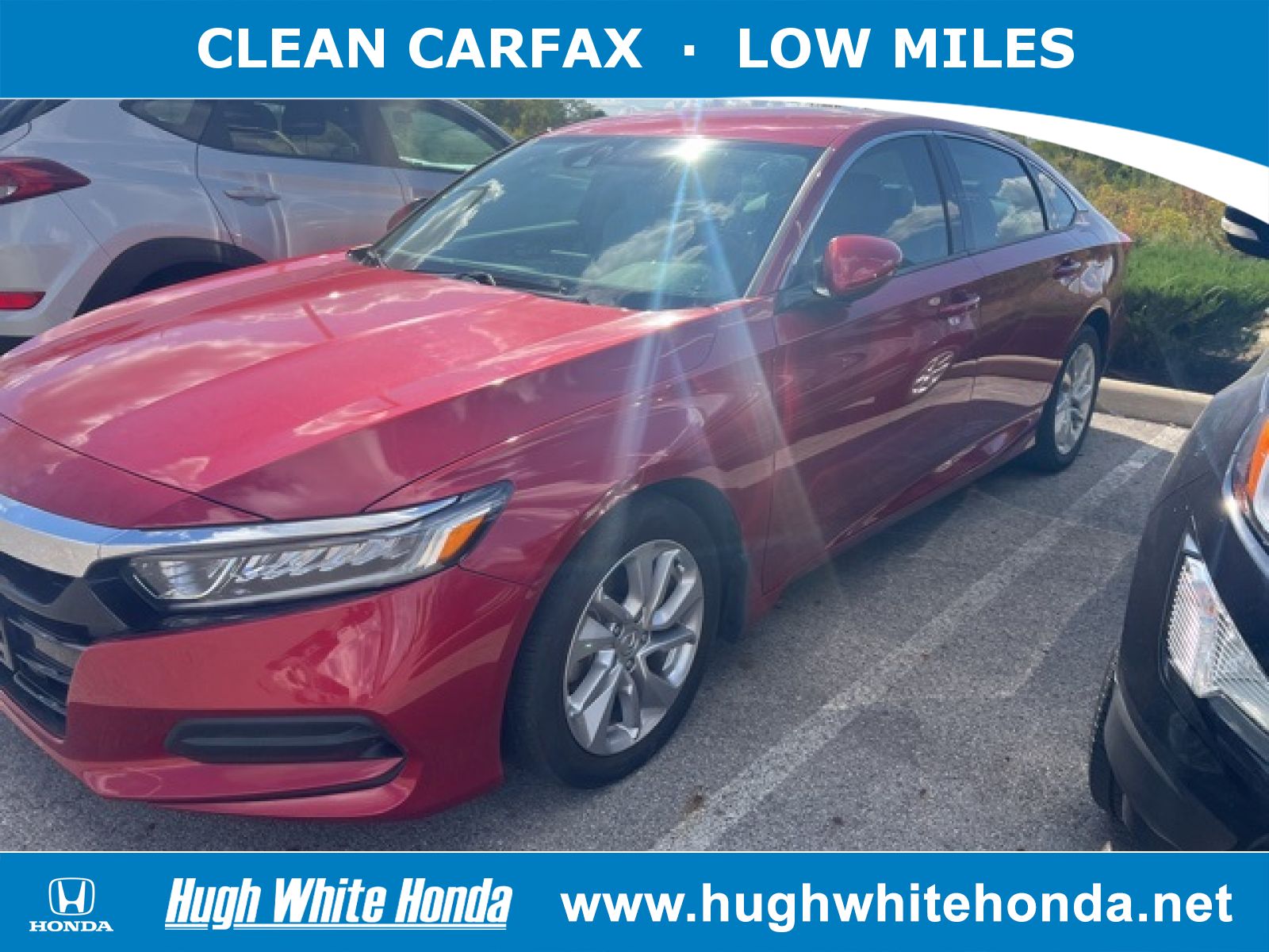 Used, 2020 Honda Accord LX, Red, P0734-1