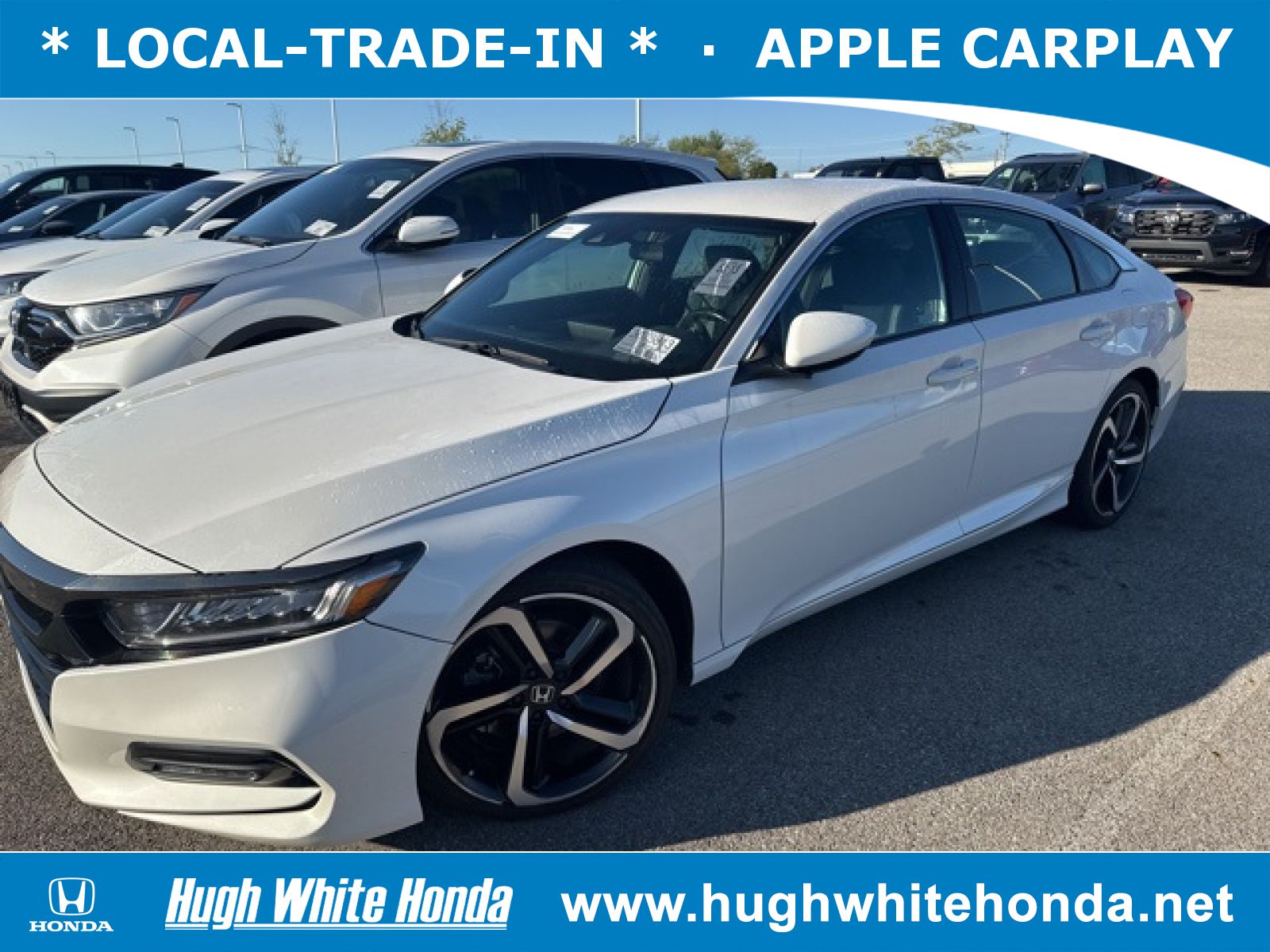 Used, 2020 Honda Accord Sport, White, P0745-1