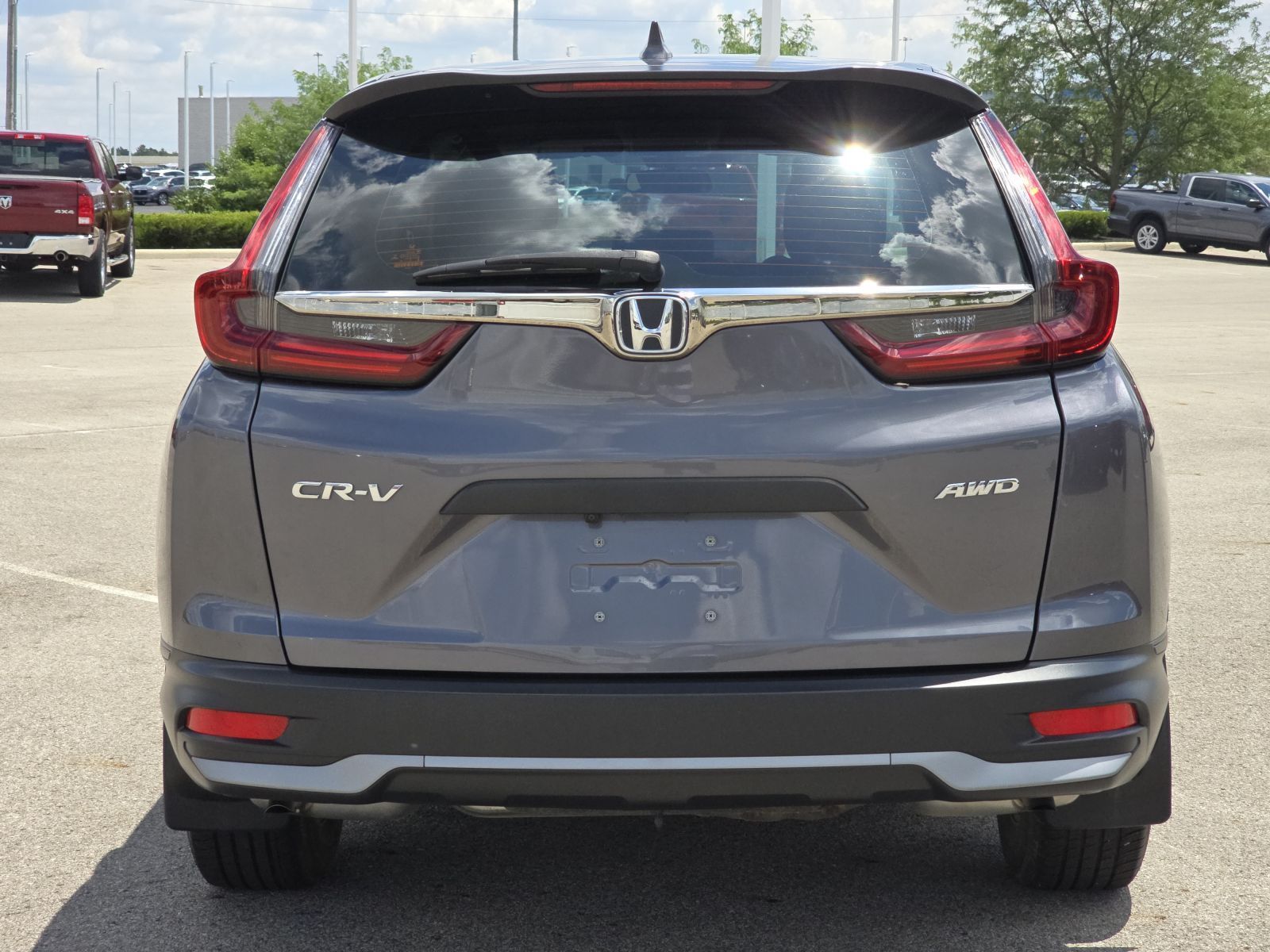Used, 2020 Honda CR-V LX, Gray, 14002-13