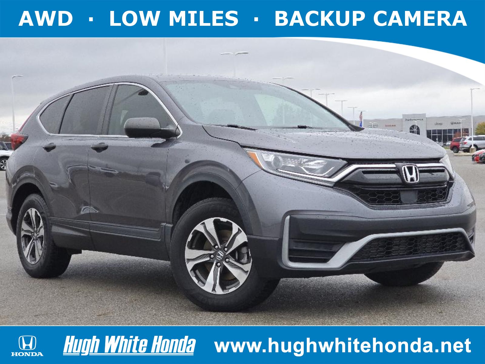 Used, 2020 Honda CR-V AWD LX, Gray, G1628B