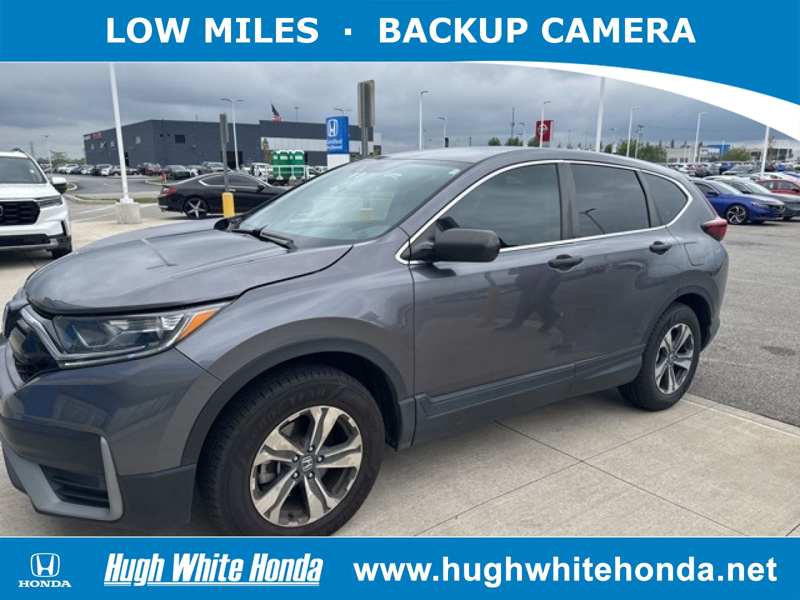 Used, 2020 Honda CR-V AWD LX, Gray, G1628B