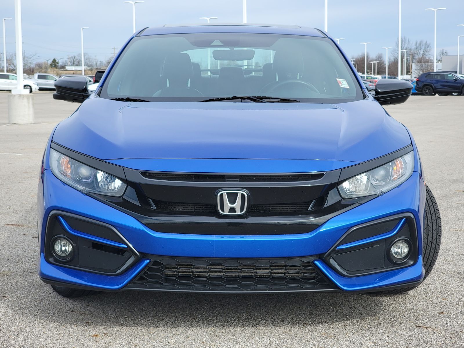 Used, 2020 Honda Civic EX-L, Blue, G0050A-10