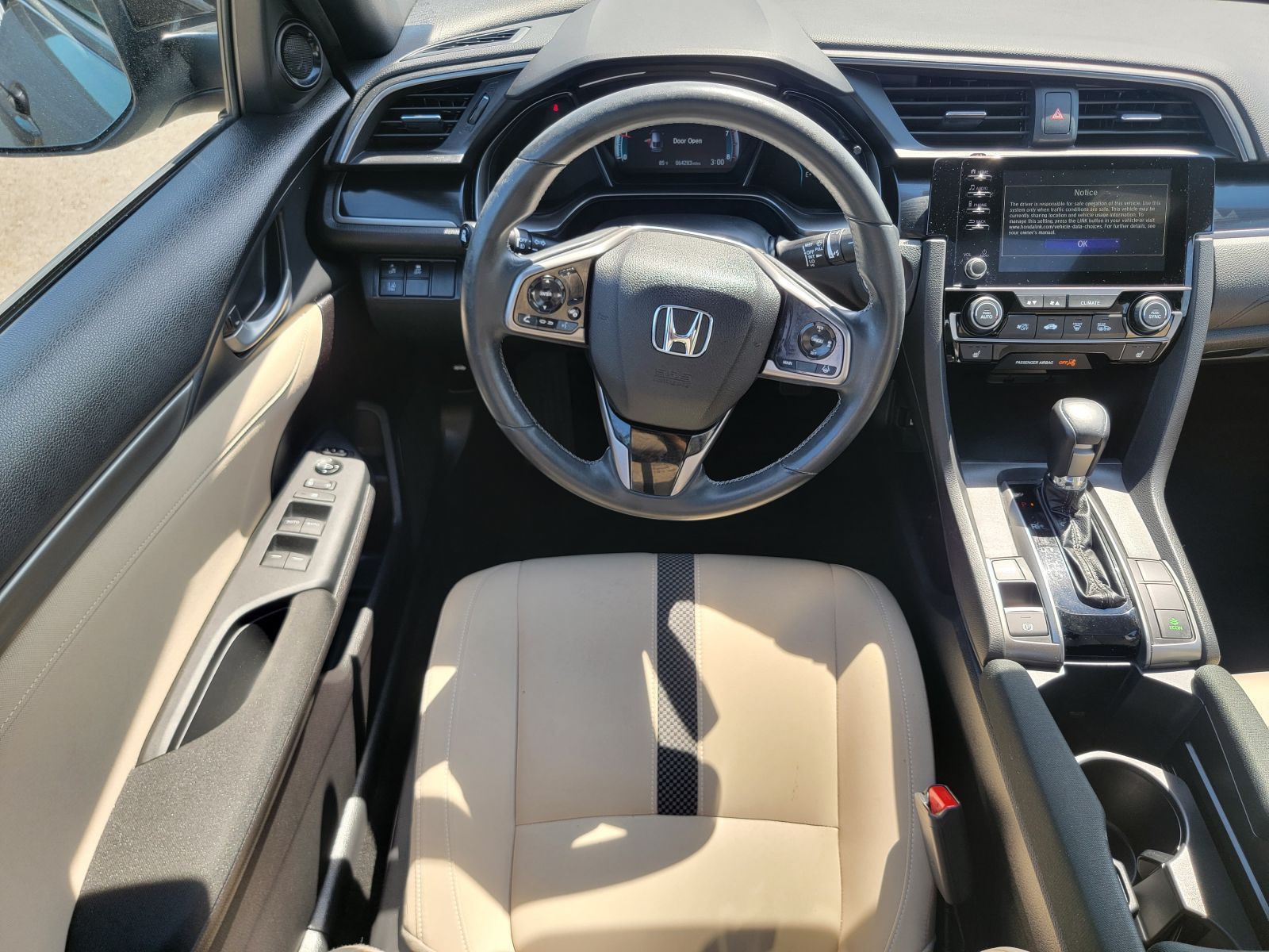 Used, 2020 Honda Civic EX CVT, Gray, G0336A-19