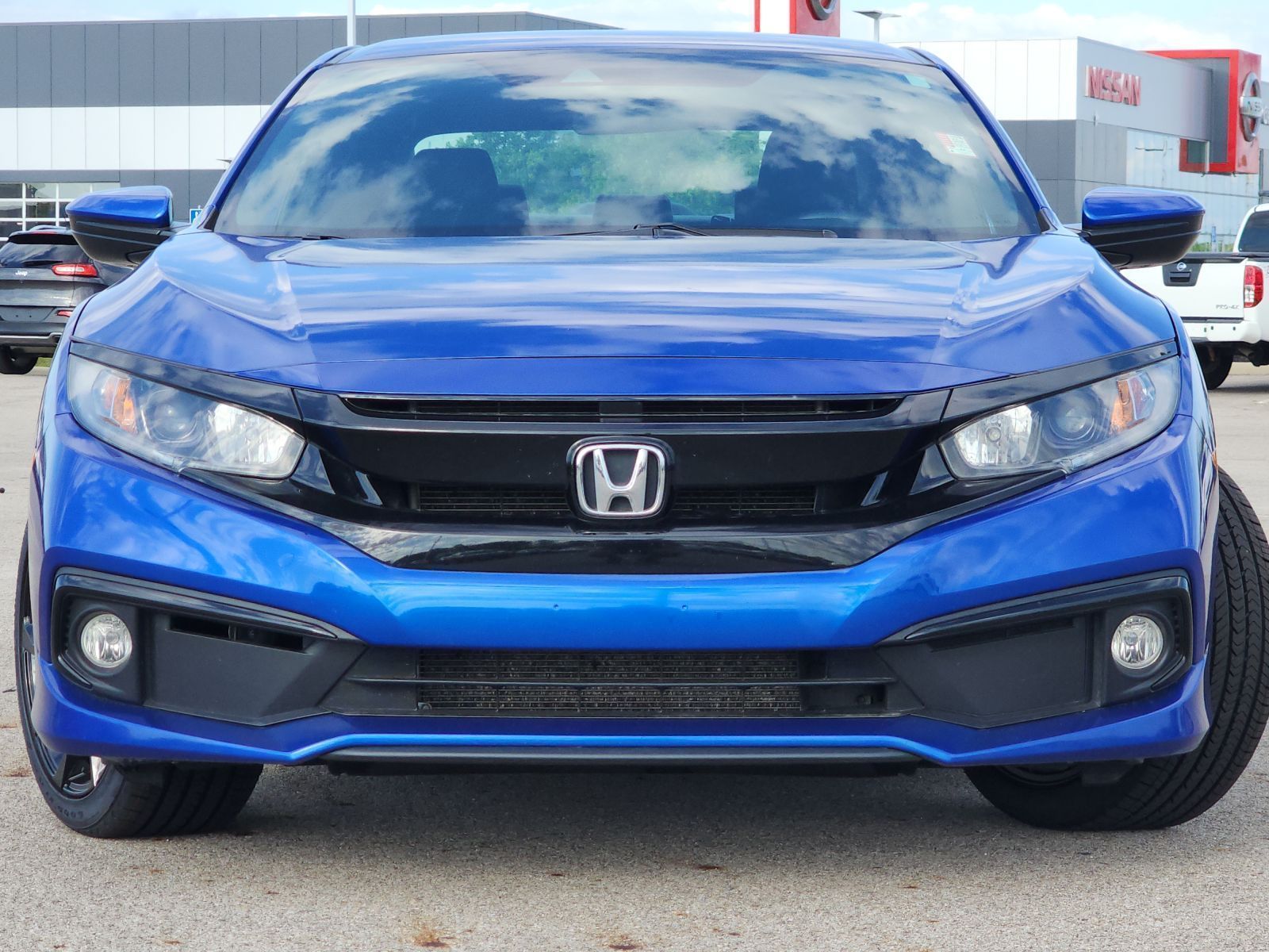 Used, 2020 Honda Civic Sport CVT, Blue, G0569A-12