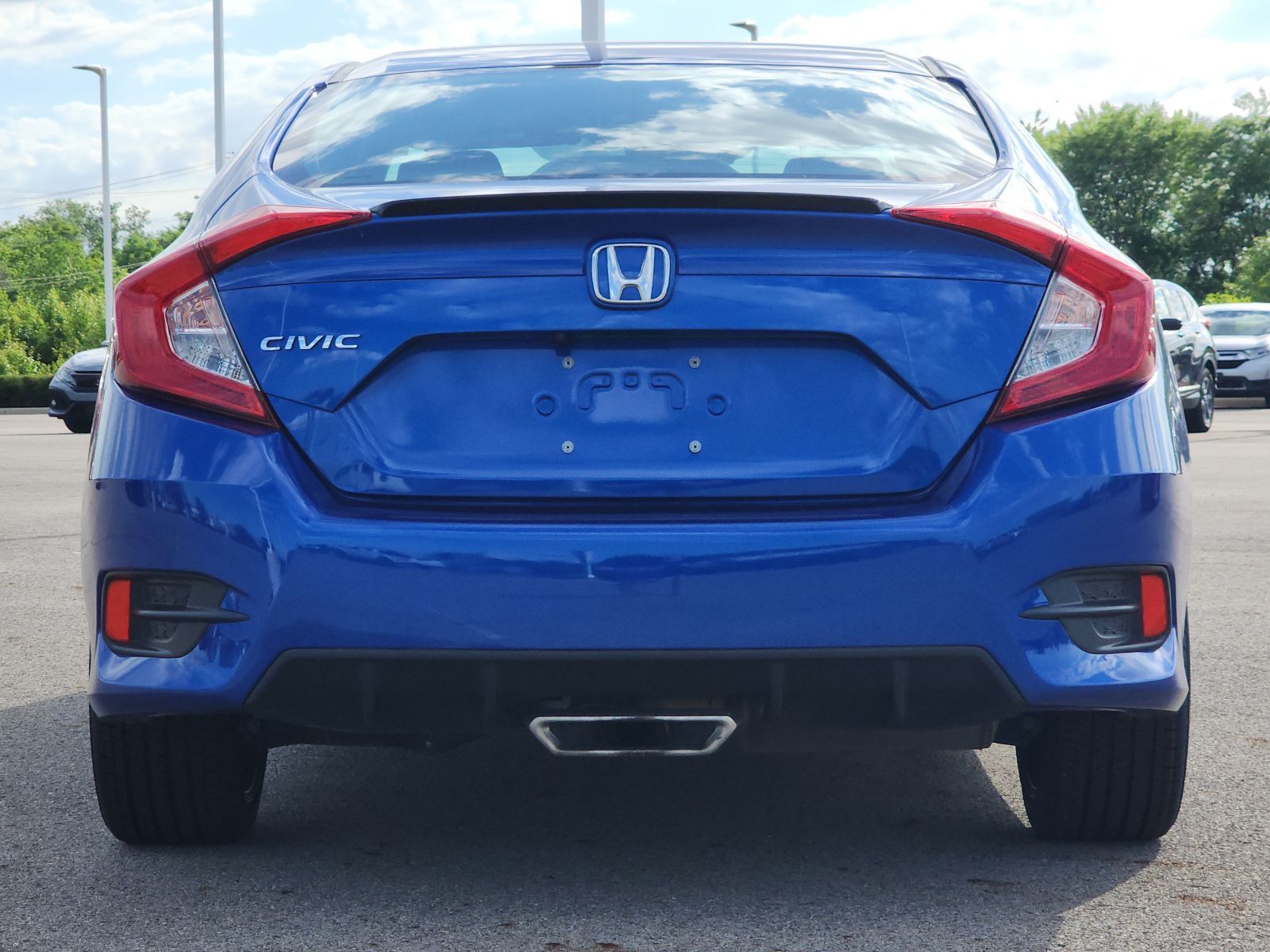 Used, 2020 Honda Civic Sport CVT, Blue, G0569A-15