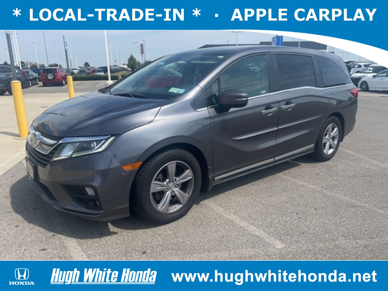 Used, 2020 Honda Odyssey EX-L, Gray, G1205B