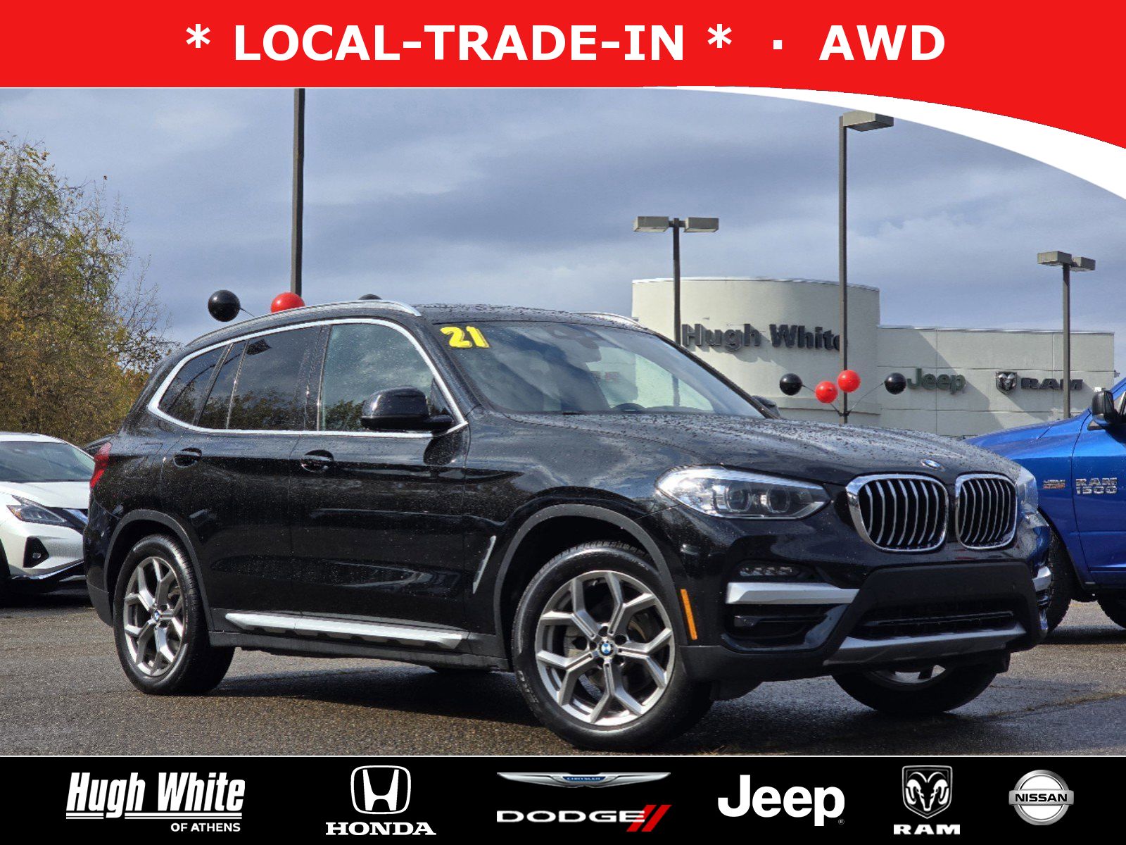 Used, 2021 BMW X3 xDrive30i, Black, 44243931