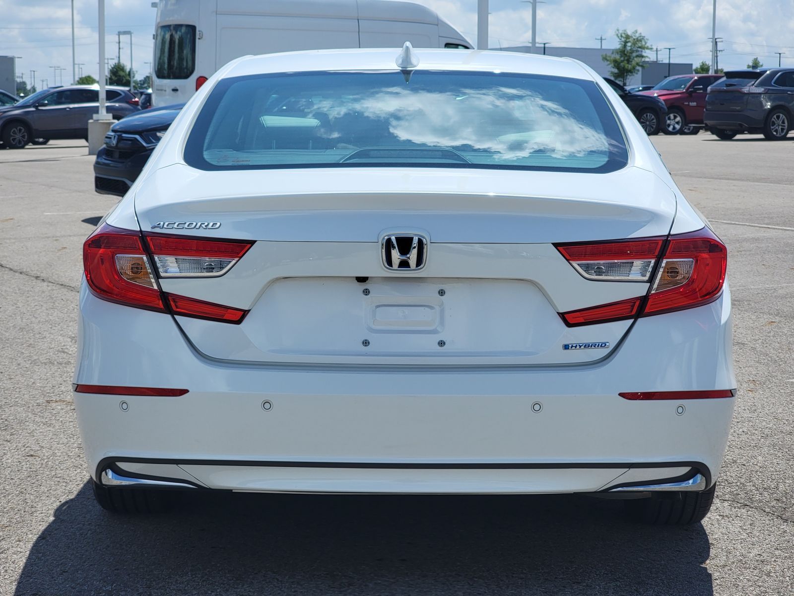Used, 2021 Honda Accord Hybrid EX-L, White, G0847A-13