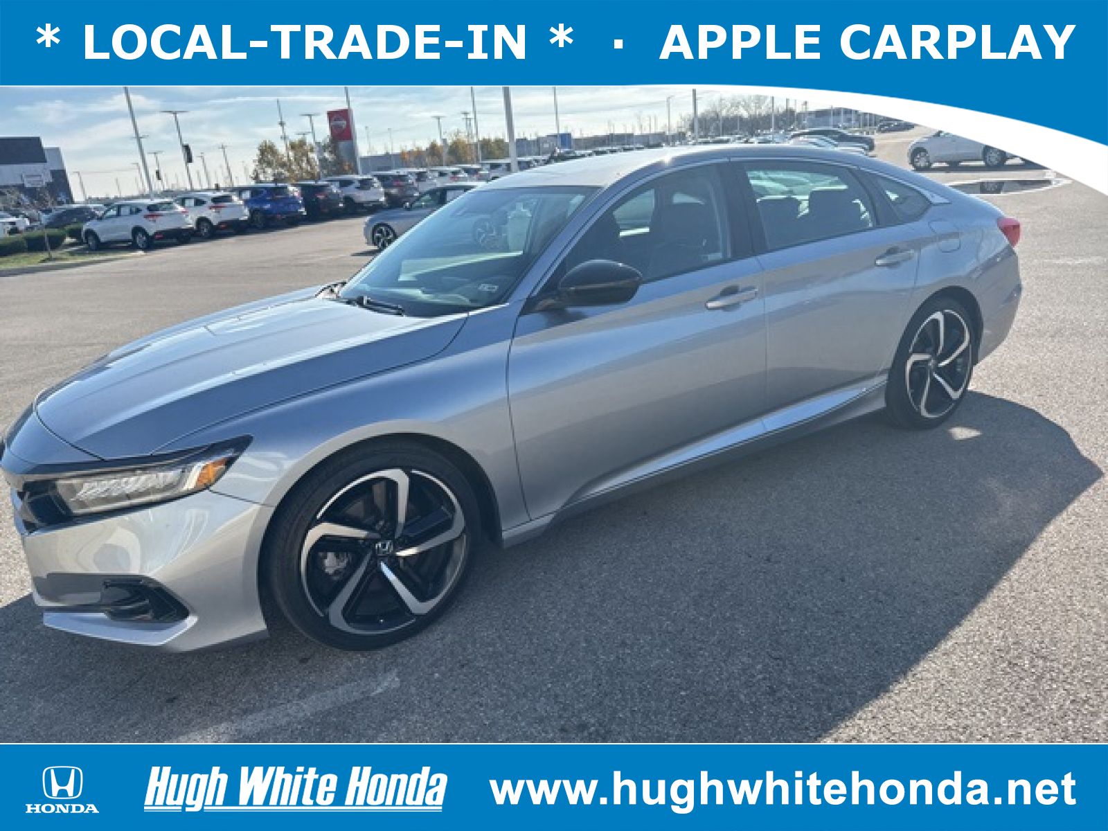 Used, 2021 Honda Accord Sport Special Edition, Silver, G0326A