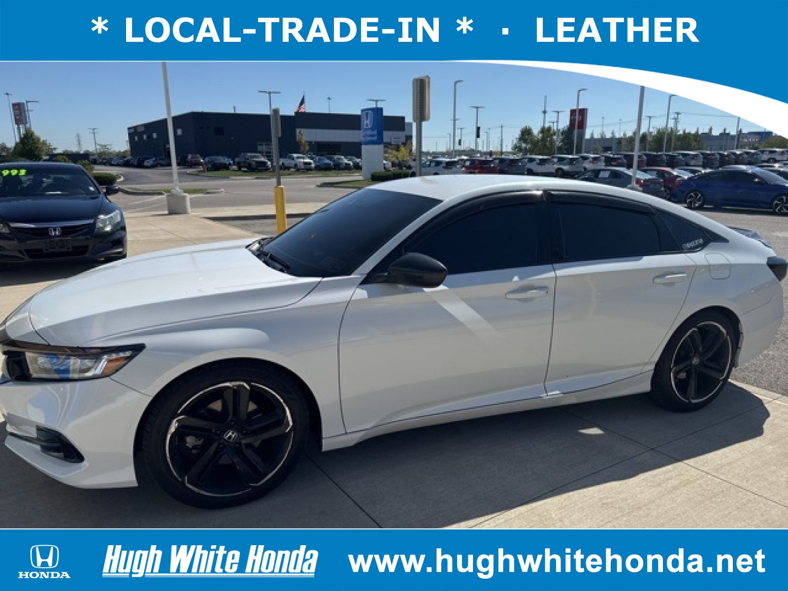 Used, 2021 Honda Accord Sport, White, G1777A