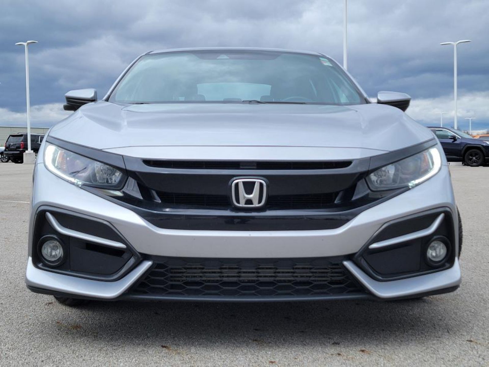 Certified, 2021 Honda Civic Hatchback EX, Silver, G0120A-11